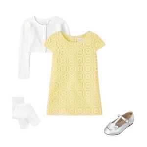 NWT toddler yellow shift dress
